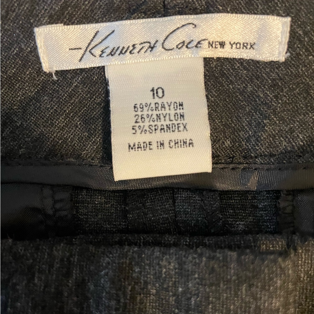 Kenneth Cole Dress Pants Slacks Stretch Women Size 10 Workingcore Mid Rise